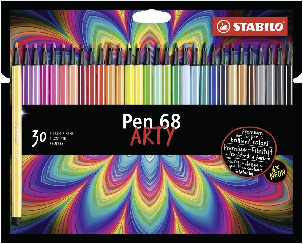 STABILO Filzstifte Pen 68 ARTY 30er Set