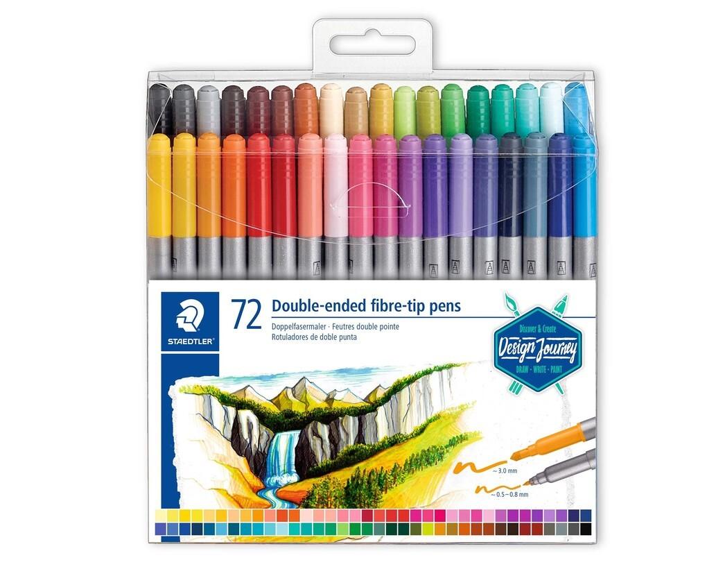 STAEDTLER Doppelfasermaler 72er Set