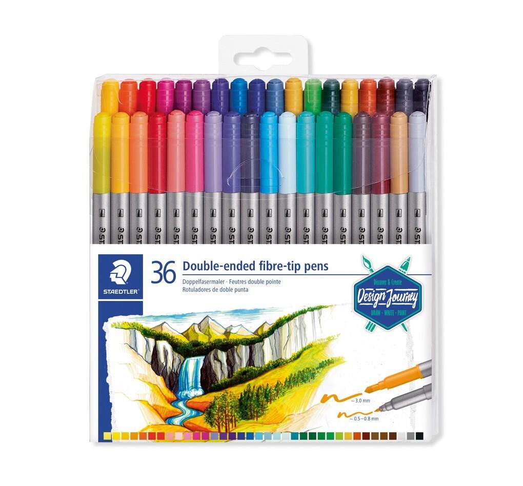 STAEDTLER Doppelfasermaler 36er Set