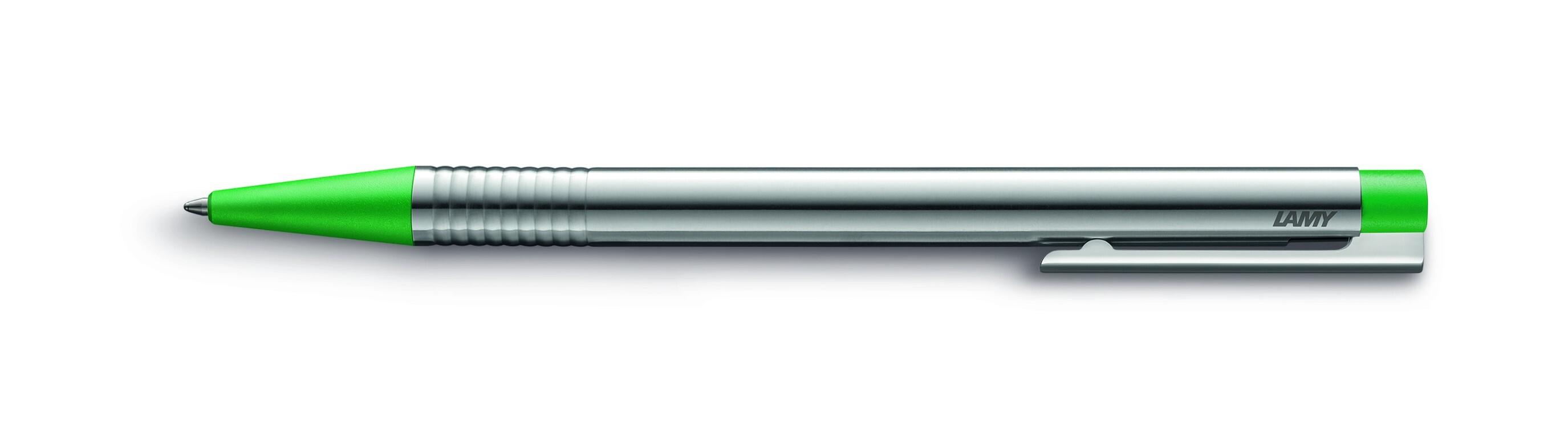 LAMY Kugelschreiber logo matt silver/green