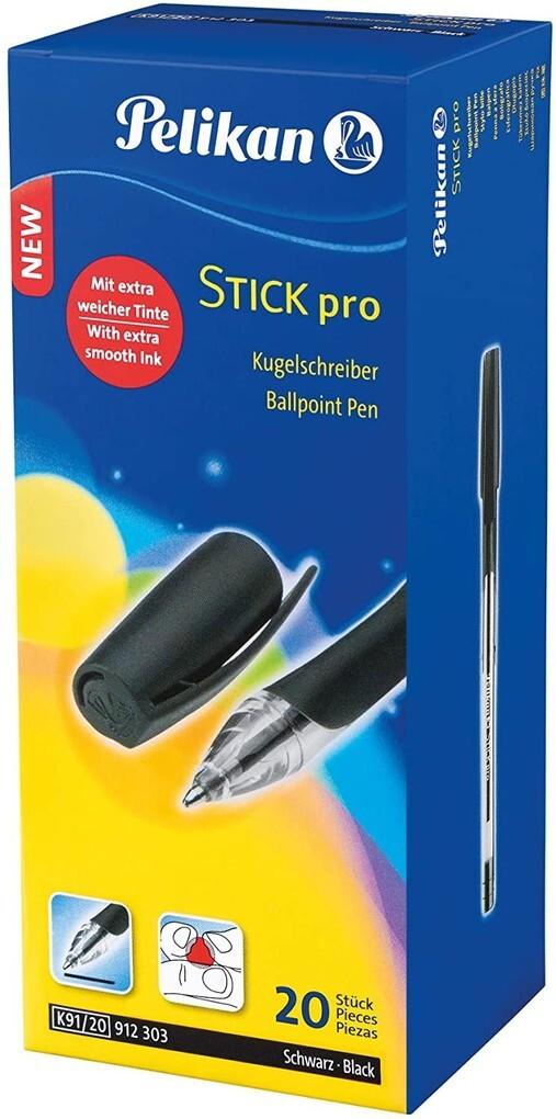 Pelikan Kugelschreiber Stick pro, 1 Box mit 20 Stück in Schwarz