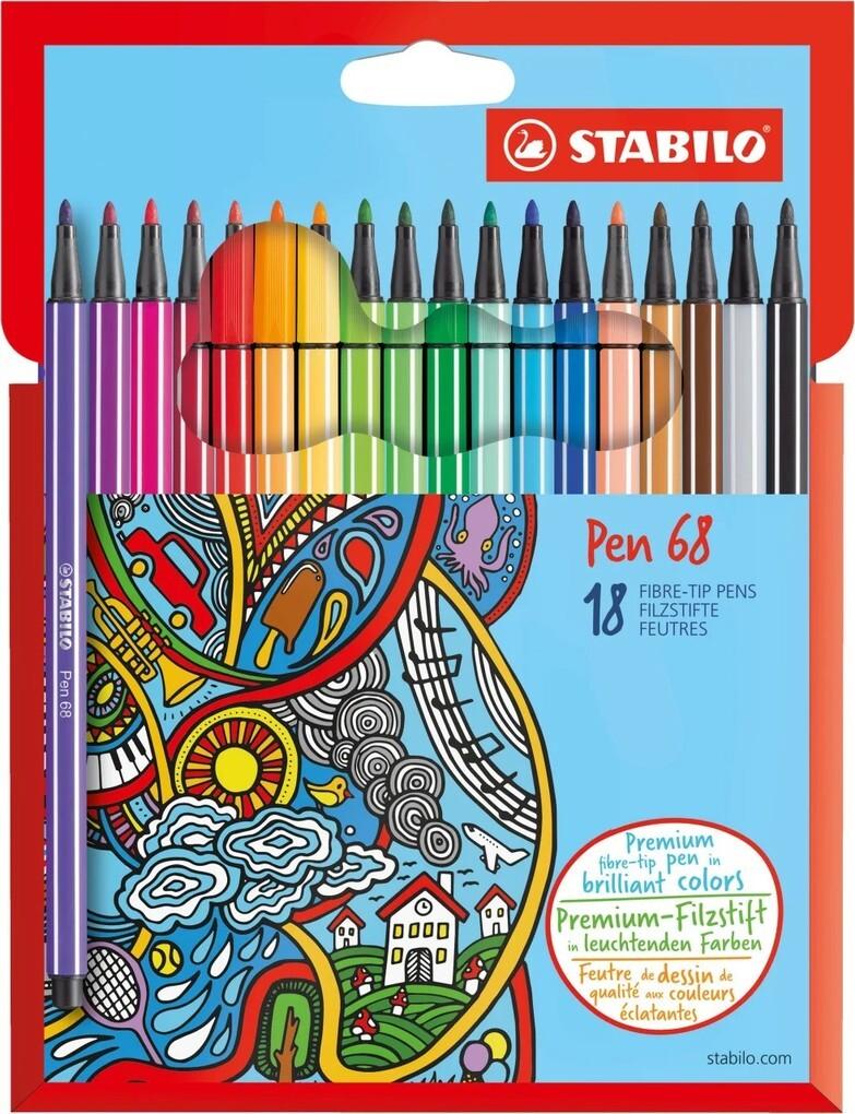 STABILO Filzstifte Pen 68 18er Set