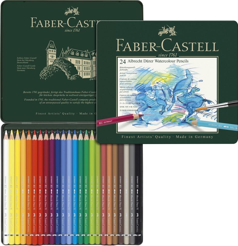 Faber-Castell Aquarellstifte Albrecht Dürer, 24er Set Metalletui