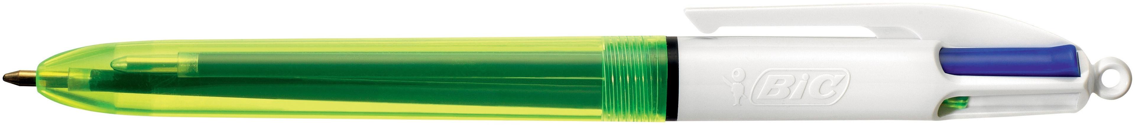 BIC Kugelschreiber 4 Colours FLUO 0.4/0.6mm
