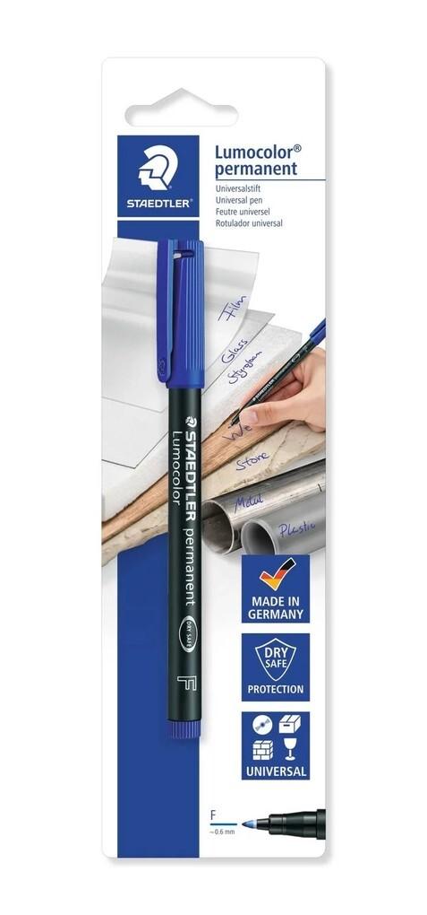 STAEDTLER Universalstift Lumocolor® permanent pen F 318 blau