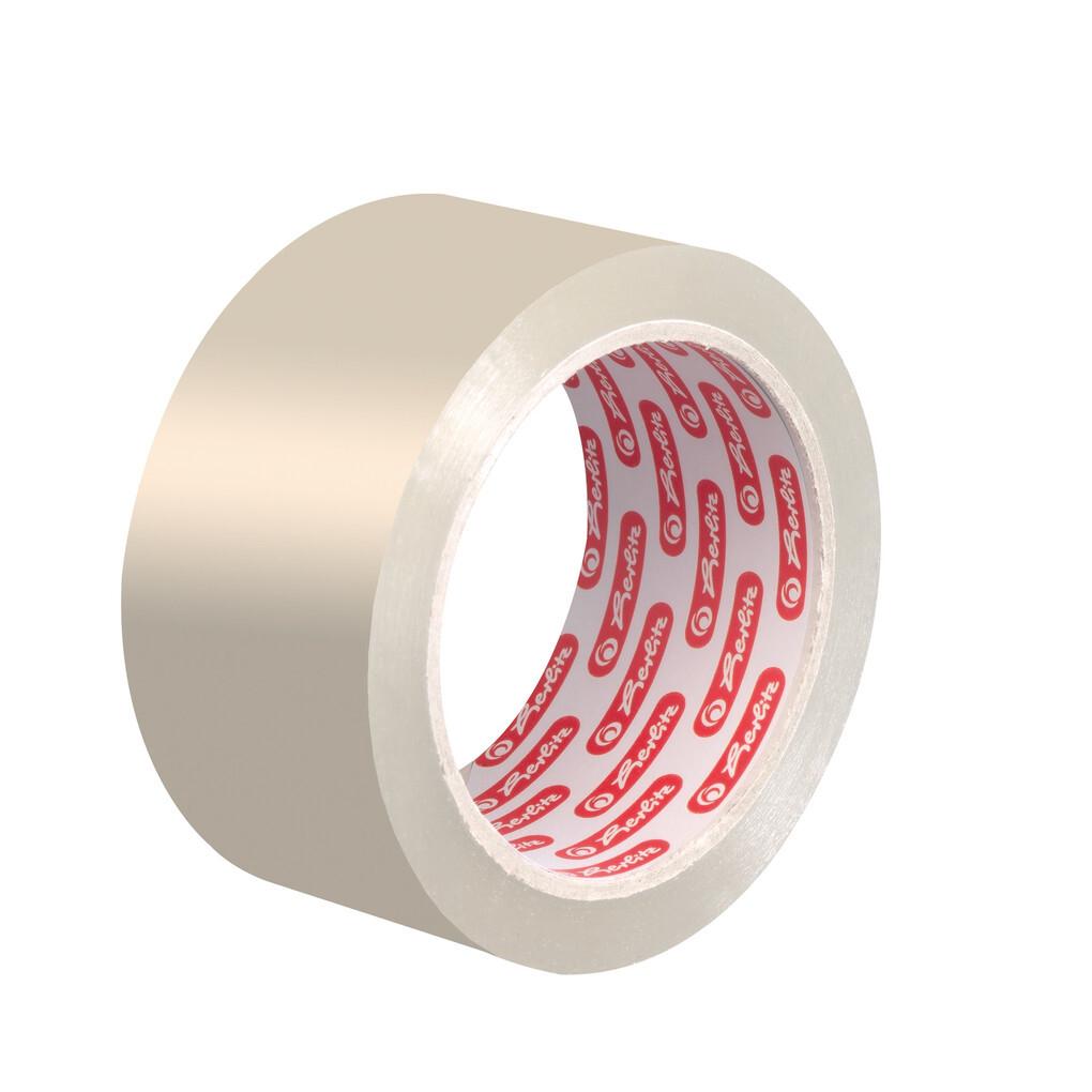 Herlitz Packband Klebeband 66m x 50mm transparent 1 Stück