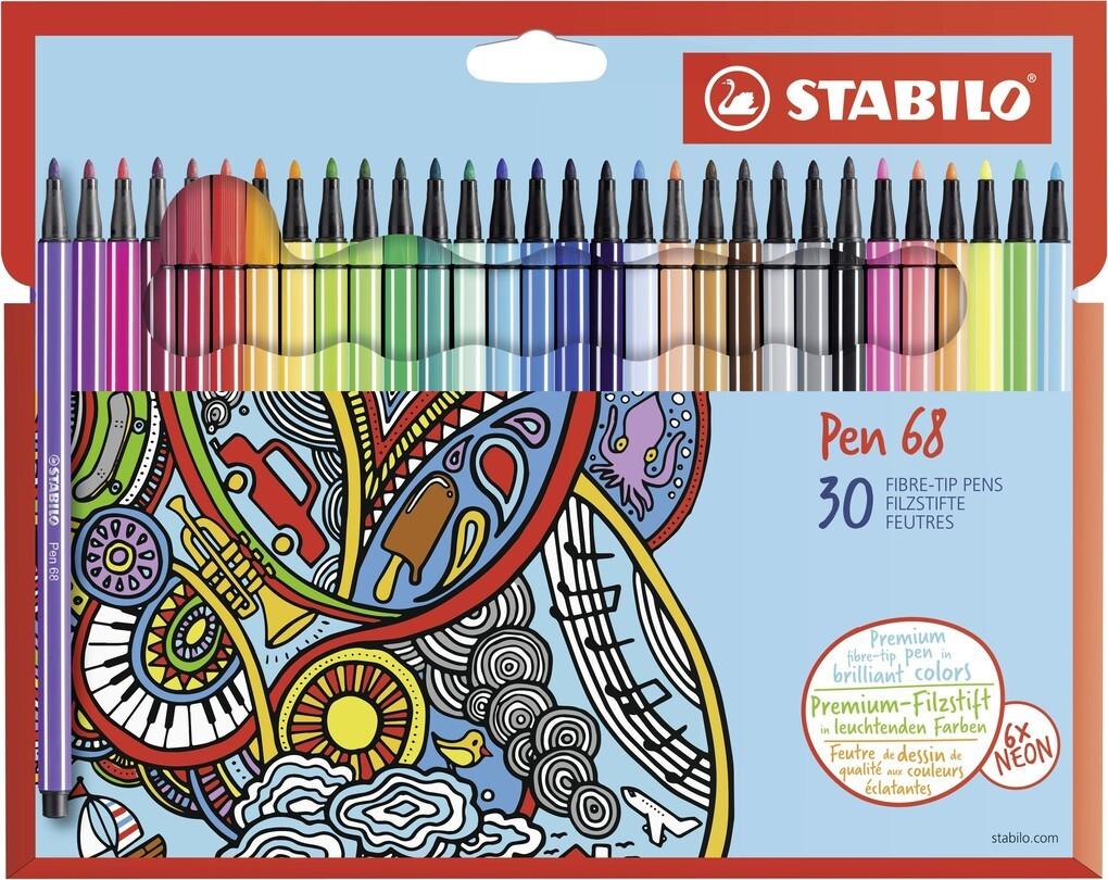 STABILO Filzstifte Pen 68 Premium 30er Set