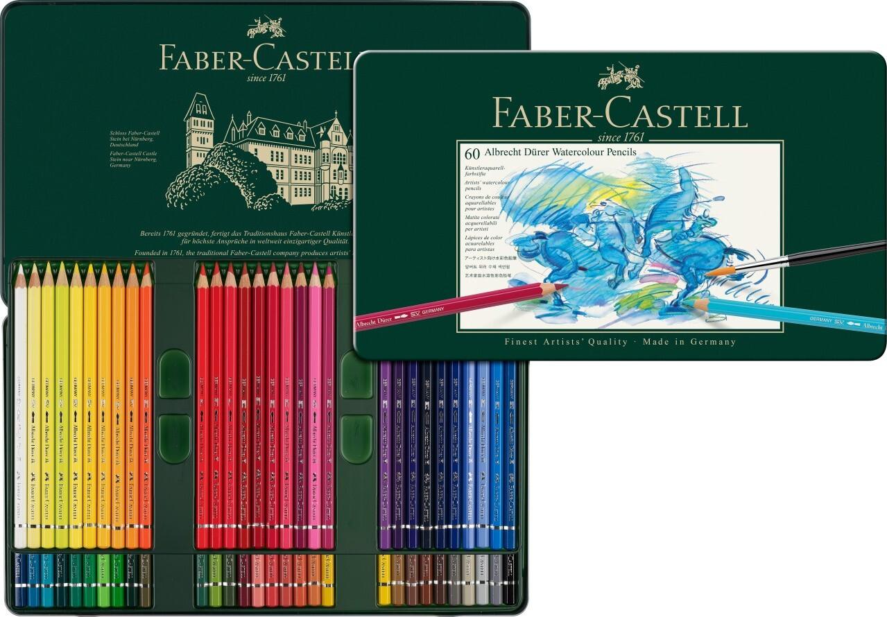 Faber-Castell Aquarellstifte Albrecht Dürer, 60er Set Metalletui