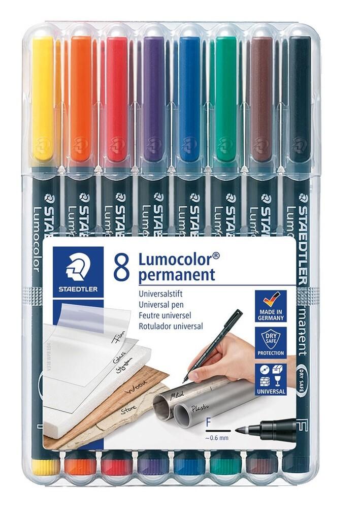 STAEDTLER Filzstifte Lumocolor® permanent pen 318 8er Set