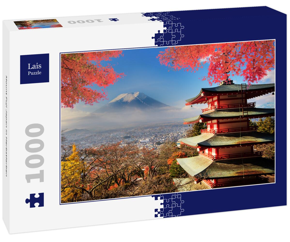 Lais Puzzle - Mount Fuji Japan in Herbstfarben - 1000 Teile