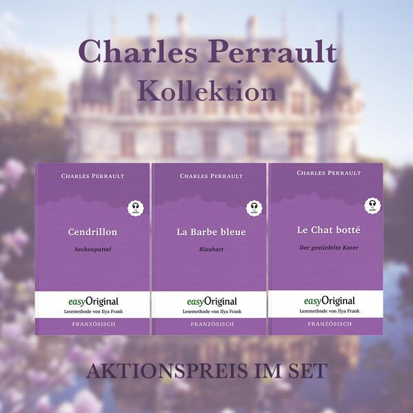 Charles Perrault Kollektion (Bücher + 3 Audio-CDs) - Lesemethode von Ilya Frank