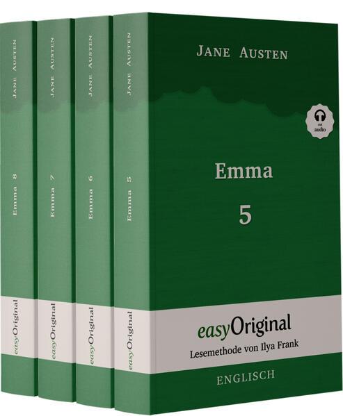 Emma - Teile 5-8 (Buch + Audio-Online) - Lesemethode von Ilya Frank - Zweisprachige Ausgabe Englisch-Deutsch