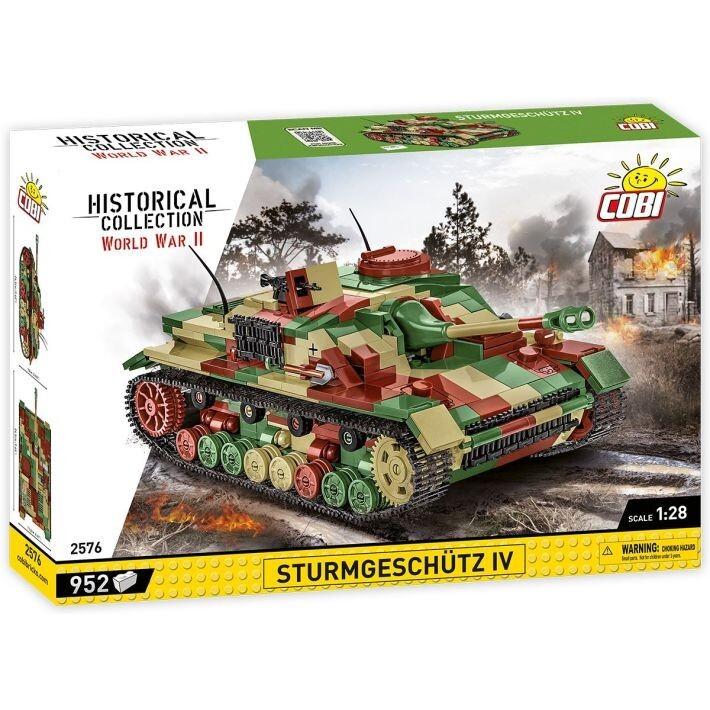 COBI Historical Collection 2576 - Sturmgeschütz IV, WWII, Bausatz 1:28, 954 Klemmbausteine