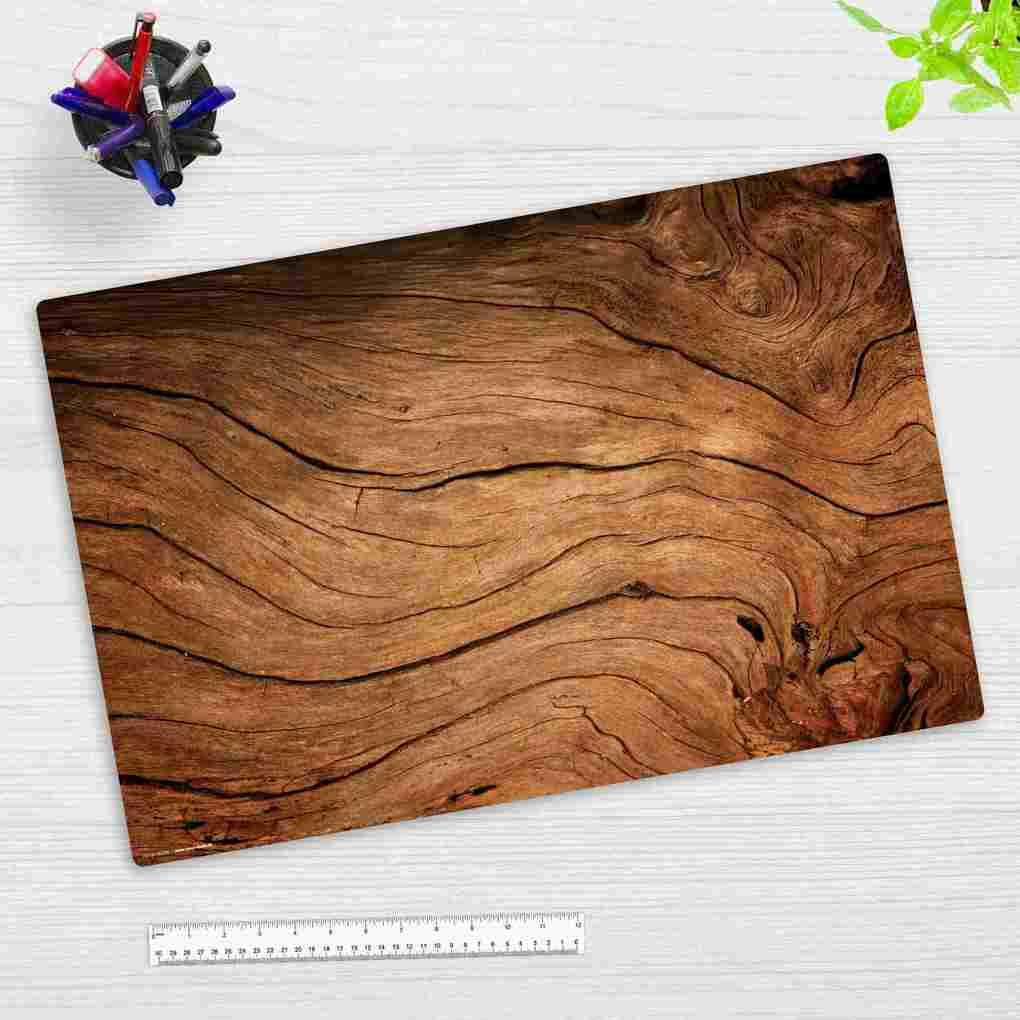 Cover-your-desk Schreibtischunterlage für Kinder und Erwachsene Rustikales Holz für Landhausromantik, aus hochwertigem Vinyl , 60 x 40 cm