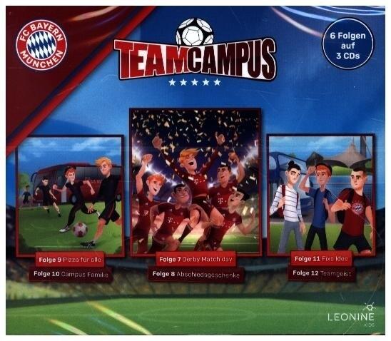 FC Bayern - Team Campus (Fußball) Hörspielbox. Box.2, 3 Audio-CD