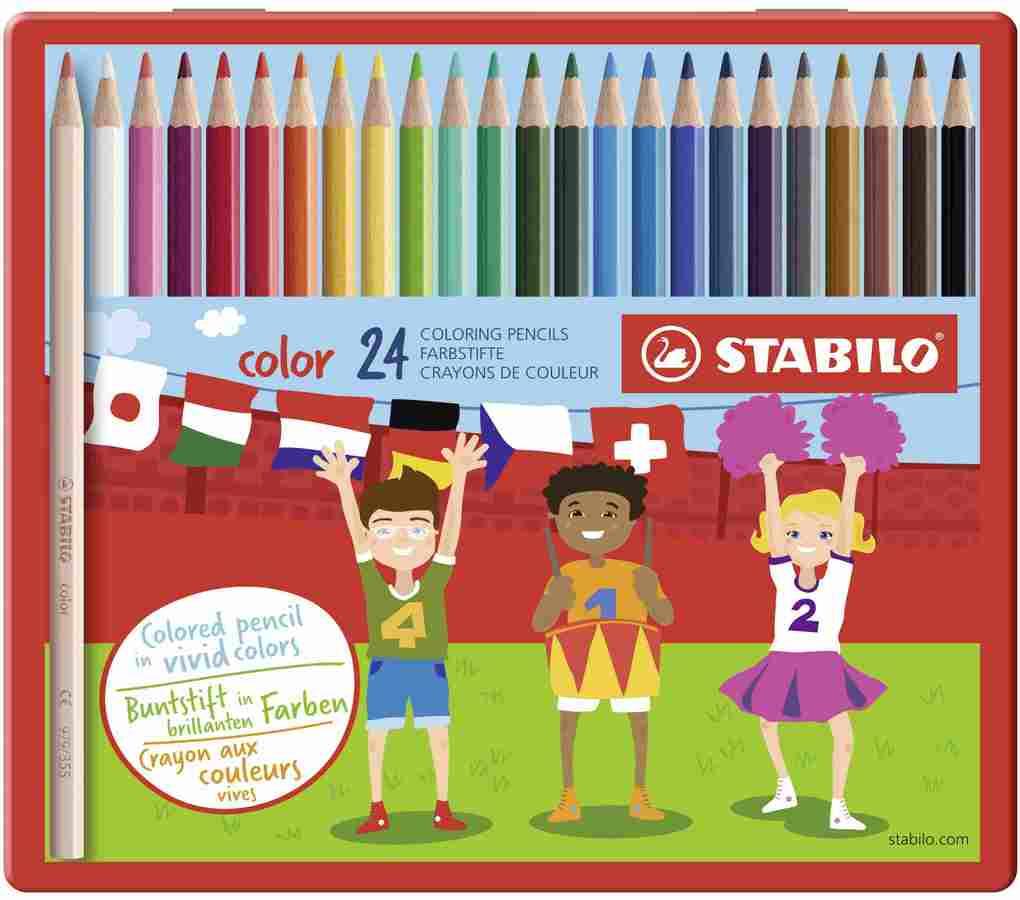 STABILO Buntstift Buntstift color, 24er Metalletui