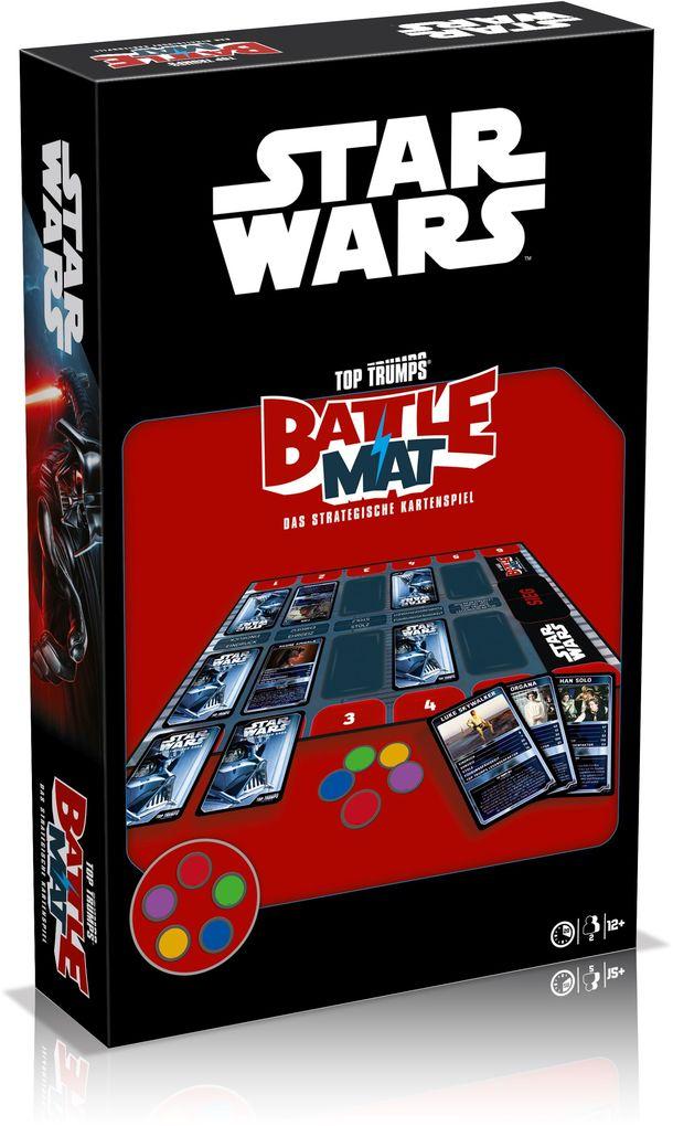 Winning Moves WM02980-GER-6 - Top Trumps Battle Mat, Star Wars, Quartett, Brettspiel