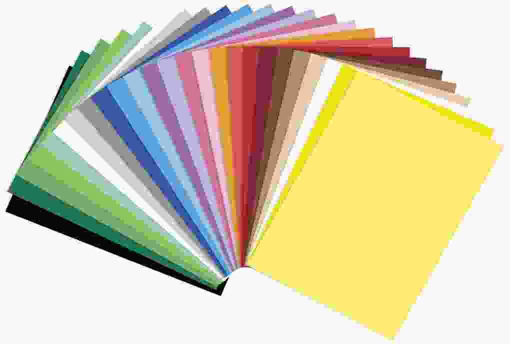 Folia Fotokarton, DIN A5, 50 Blatt in 25 Farben sortiert, 50 Blatt in 25 Farben sortiert