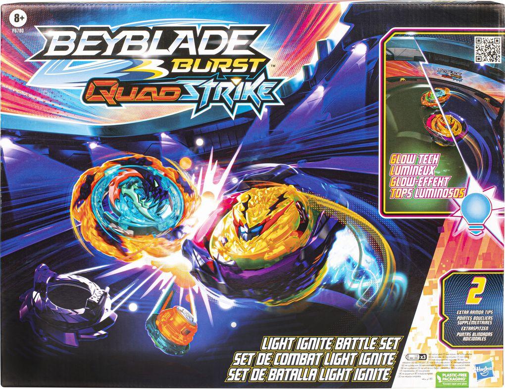 Hasbro - Beyblade Burst QuadStrike Light Ignite Battle Set