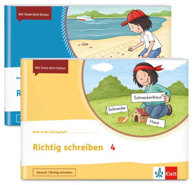 Mein Anoki-Übungsheft - Paket Richtig schreiben / Richtig rechnen 4