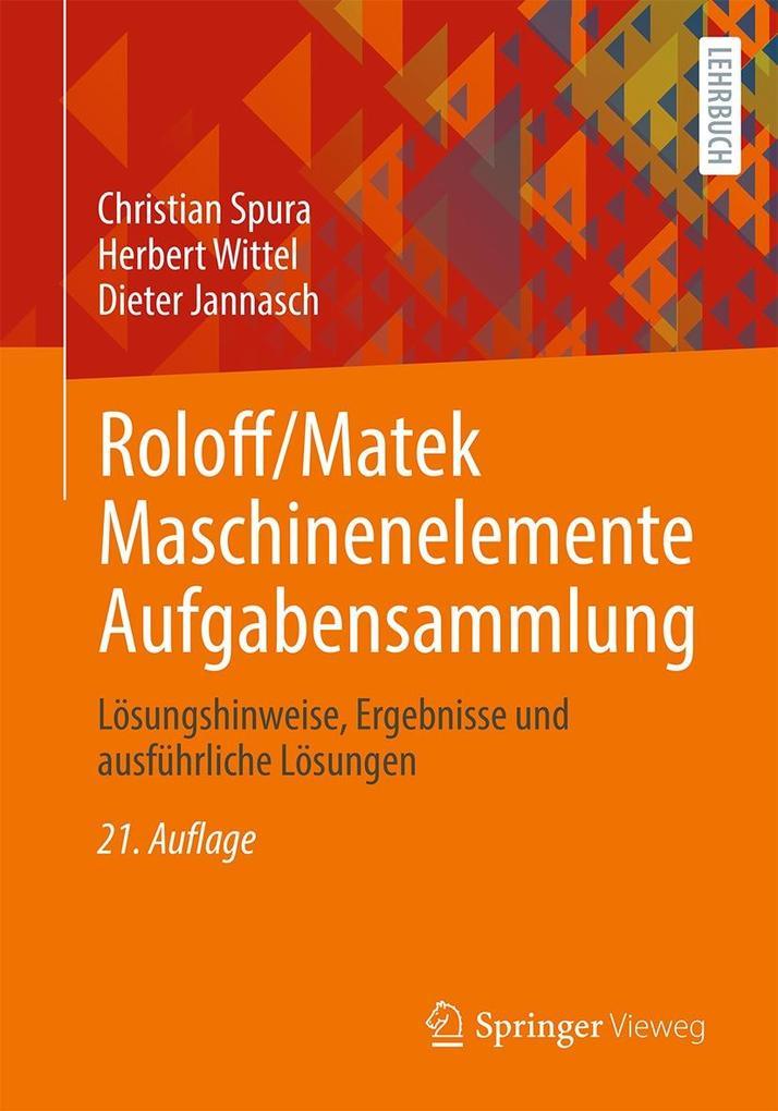 Roloff/Matek Maschinenelemente Aufgabensammlung