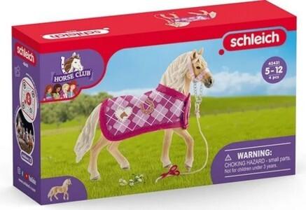 Schleich 42431 - Horse Club, Sofias Mode-Kreation (Andalusier Hengst, Halfter, Pferdedecke, Schere), Spielset