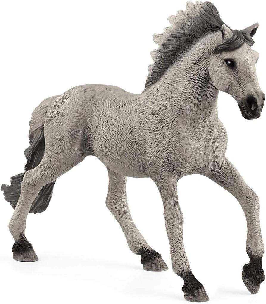 Schleich 13915 - Farm World, Sorraia Mustang Hengst, Tierfigur, Pferd, Höhe: 11 cm