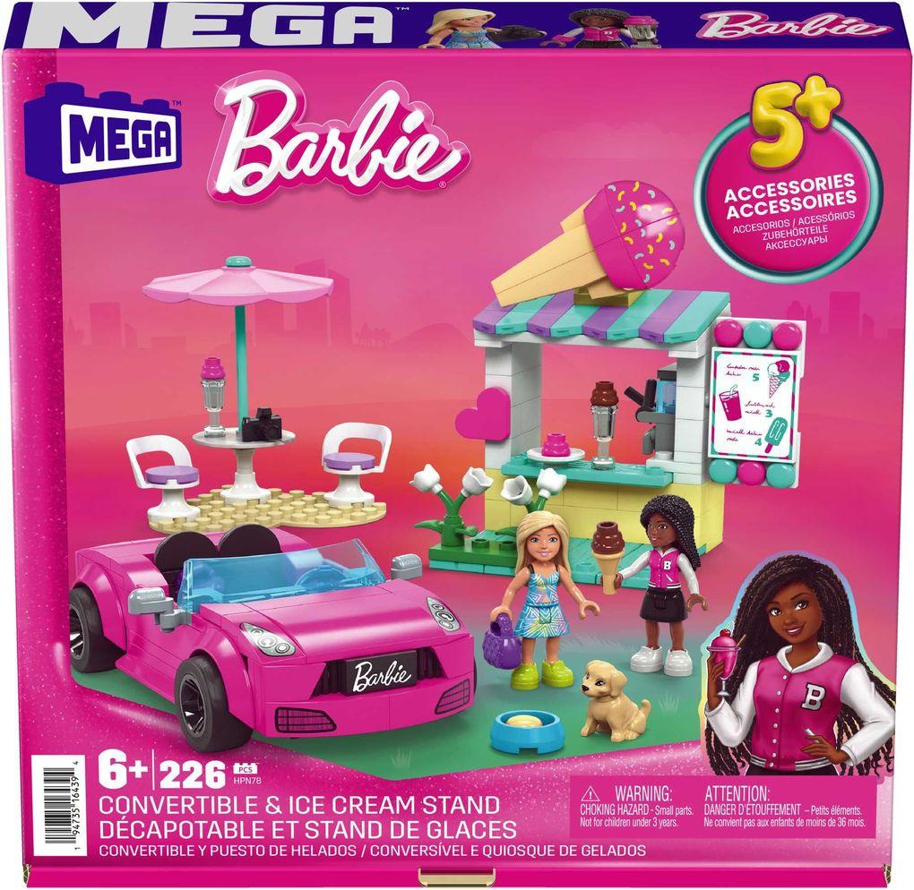 Mega Bloks - Barbie Cabrio & Eisstand