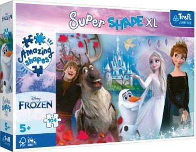 Junior Super Shape XL Puzzle 104 Teile - Disney Frozen