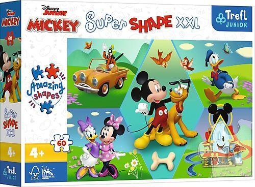 Junior Super Shape XXL Puzzle 60 Teile - Mickey Mouse