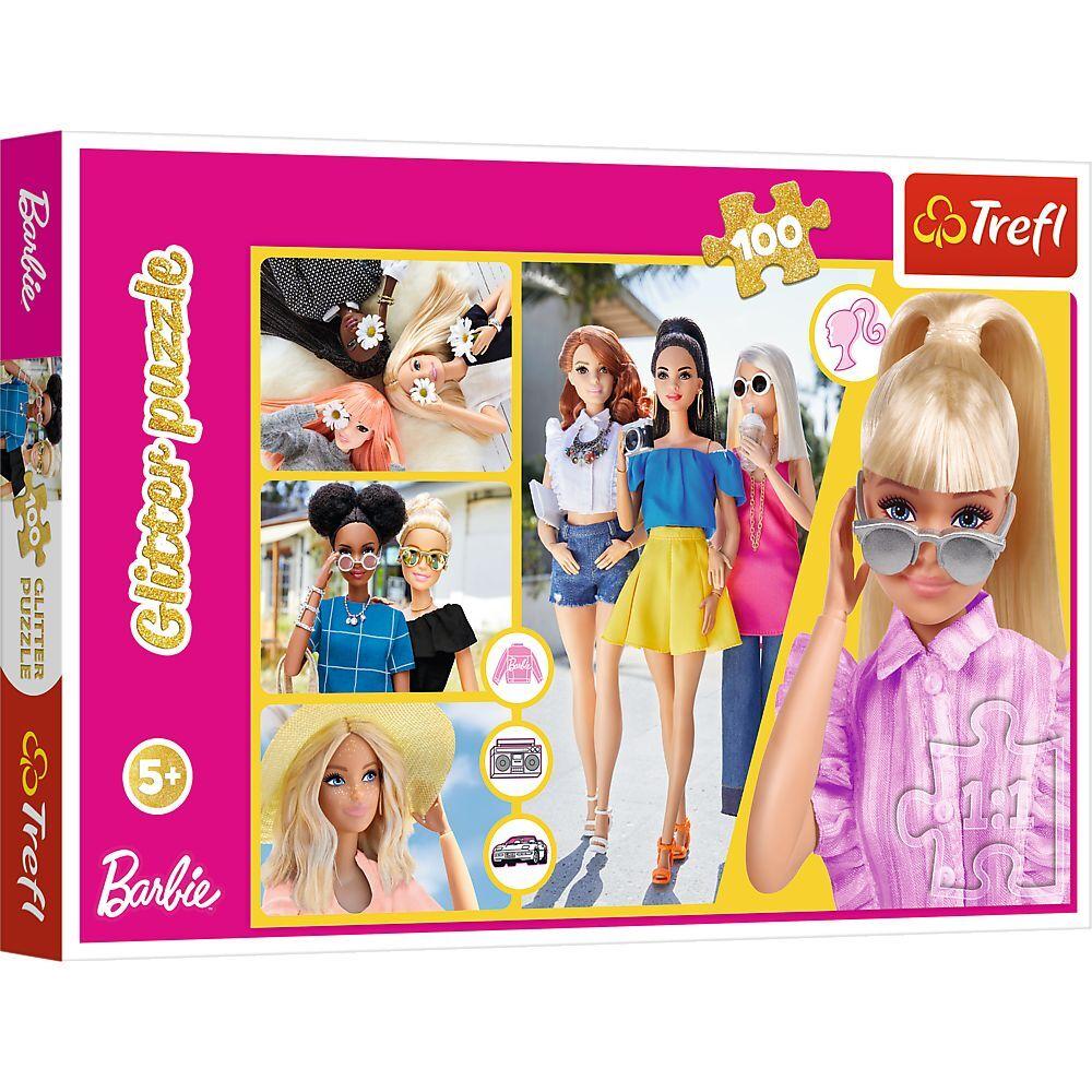 Puzzle 100 Glitter - Barbie