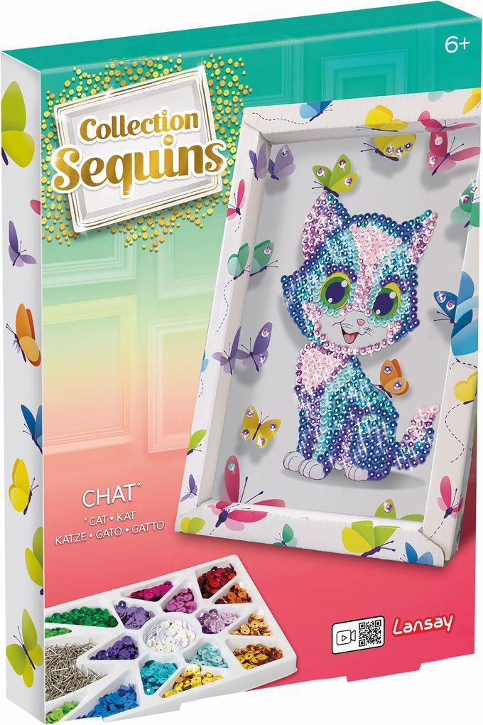 Collection Sequins - Paillettenkunst Katze