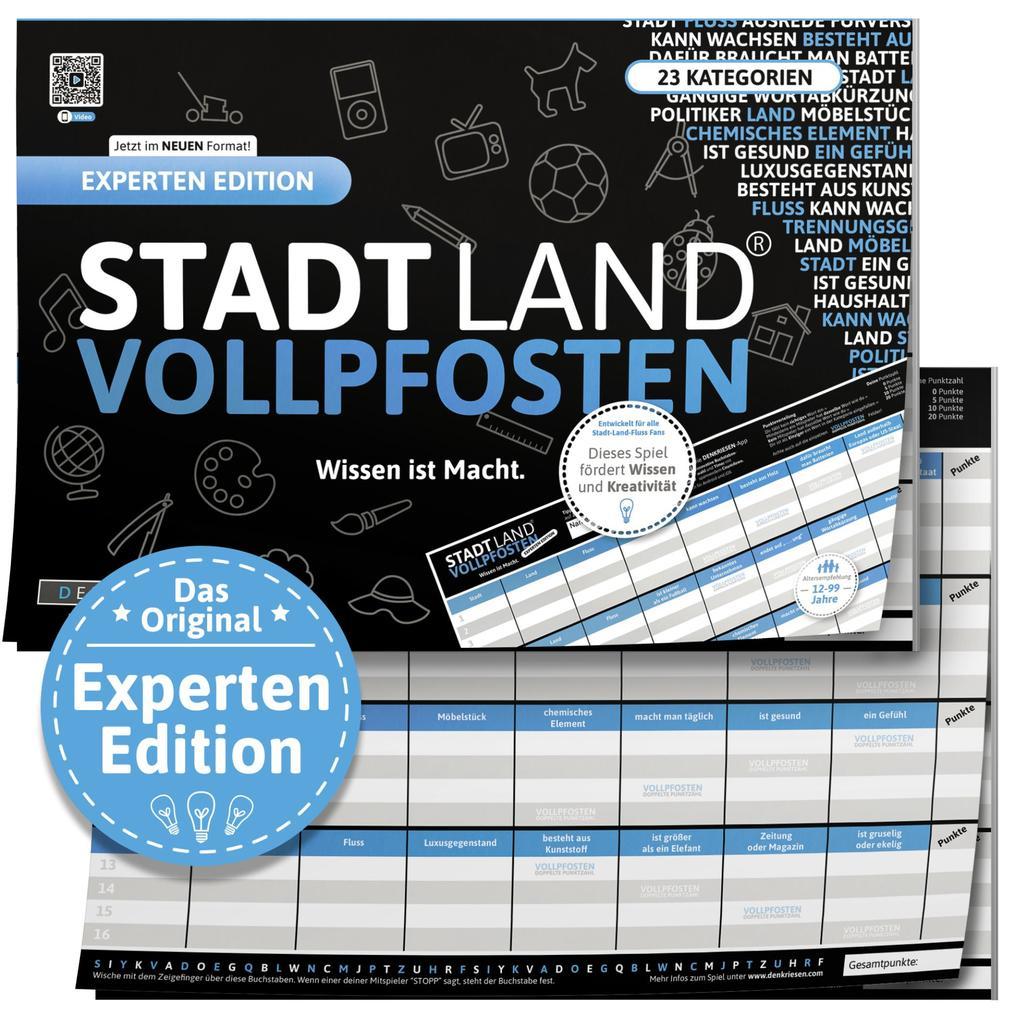 DENKRIESEN - STADT LAND VOLLPFOSTEN® - EXPERTEN EDITION - "Wissen ist Macht." - A4