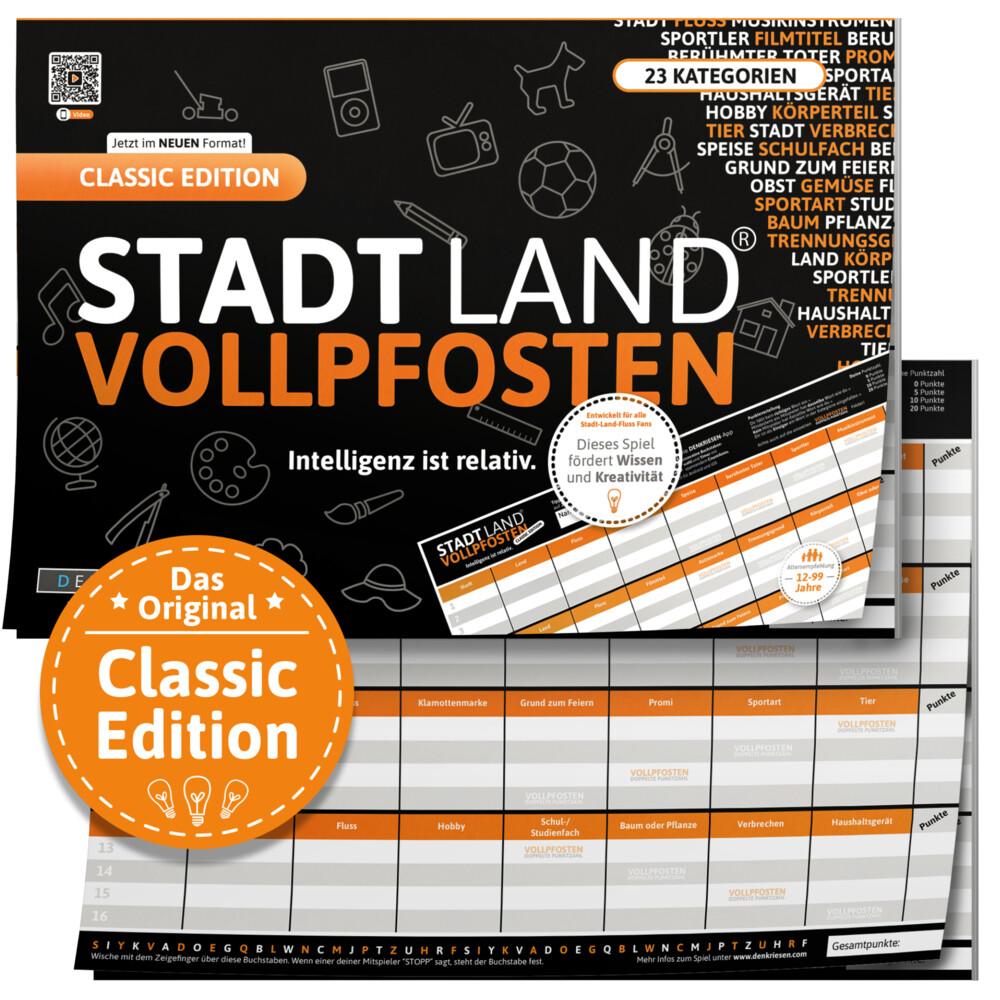 DENKRIESEN - STADT LAND VOLLPFOSTEN® - CLASSIC EDITION - "Intelligenz ist relativ." - A4