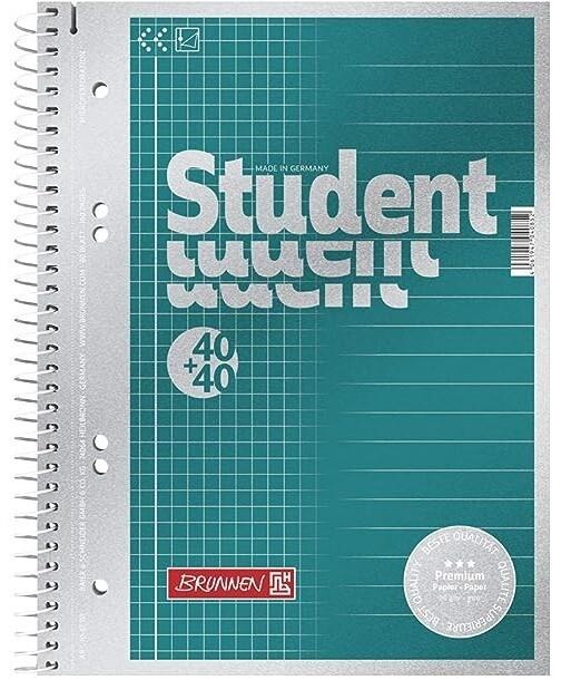 BRUNNEN Collegeblock Premium Student DUO A5 petrol