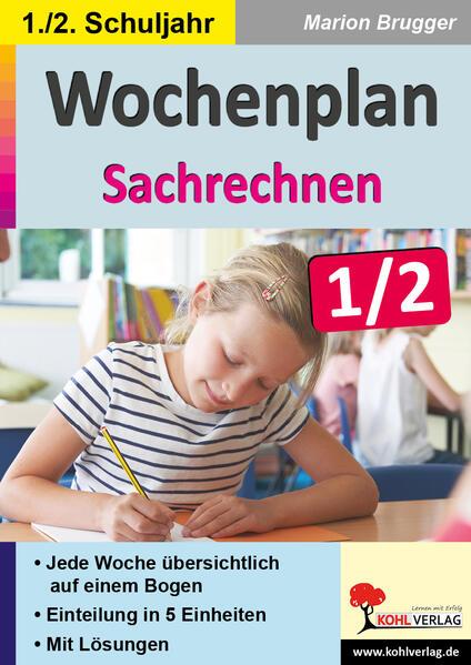 Wochenplan Sachrechnen / Klasse 1-2