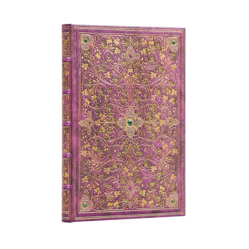 Paperblanks Diamond Jubilee Sangorski & Sutcliffe Hardcover MIDI Unlined Elastic Band Closure 144 Pg 120 GSM