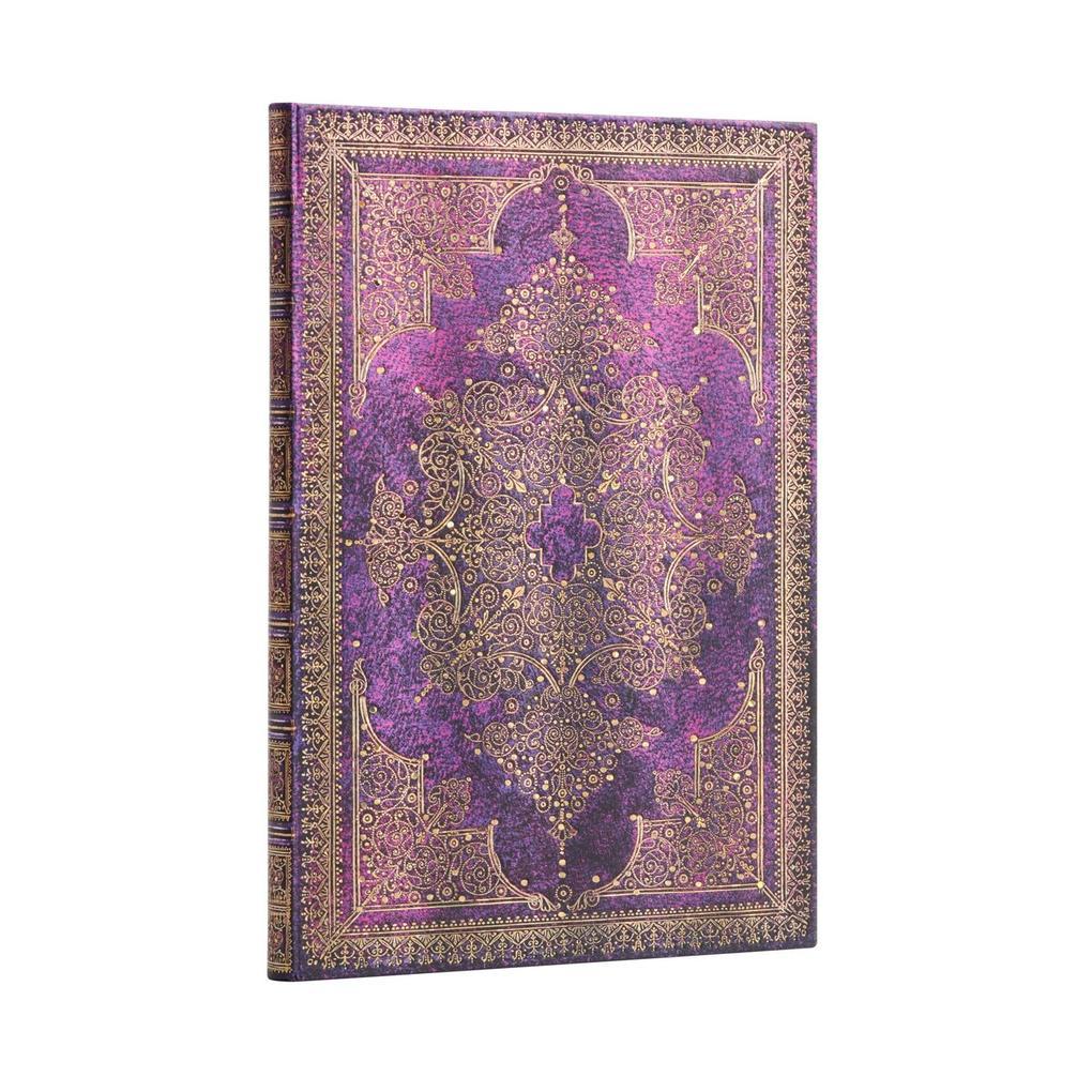 Paperblanks Bijou Solstice Star Hardcover Grande Unlined Elastic Band Closure 128 Pg 120 GSM