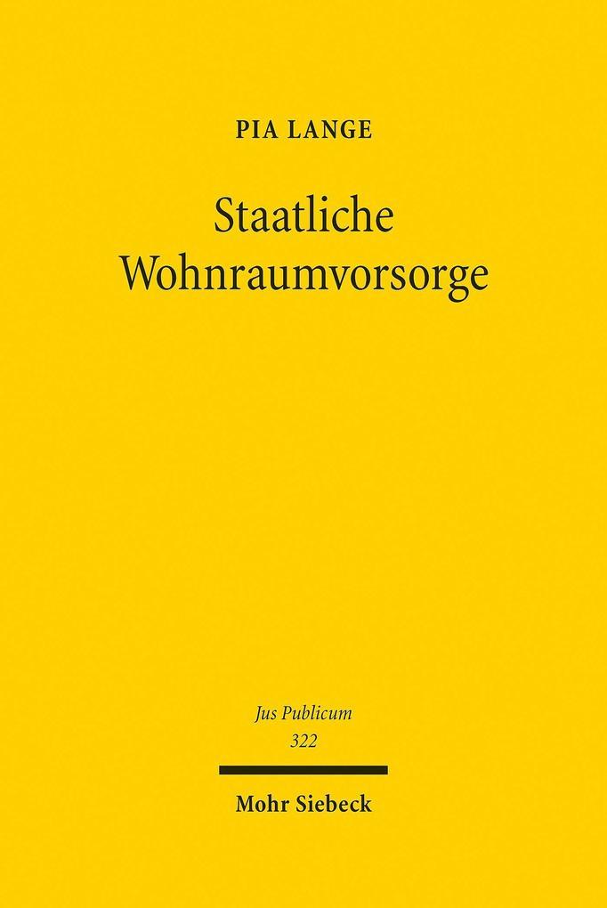 Staatliche Wohnraumvorsorge