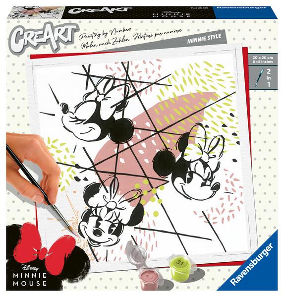 Ravensburger CreArt - Malen nach Zahlen 20127 - Minnie Style - ab 12 Jahren