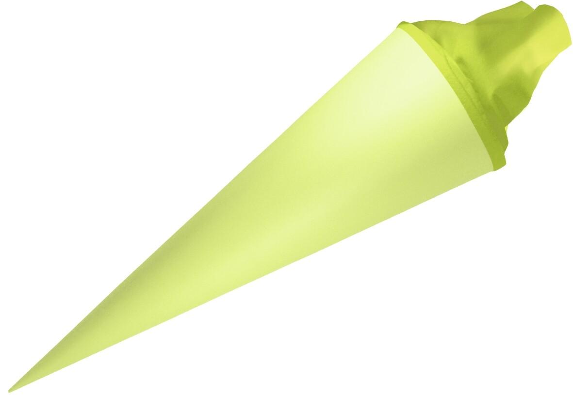 URSUS Schultüten Bastel-Schultüte mit Filzmanschette, apfelgrün, Höhe: 70 cm, Durchmesser: 20 cm
