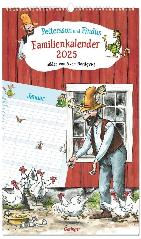 Pettersson und Findus. Familienkalender 2025