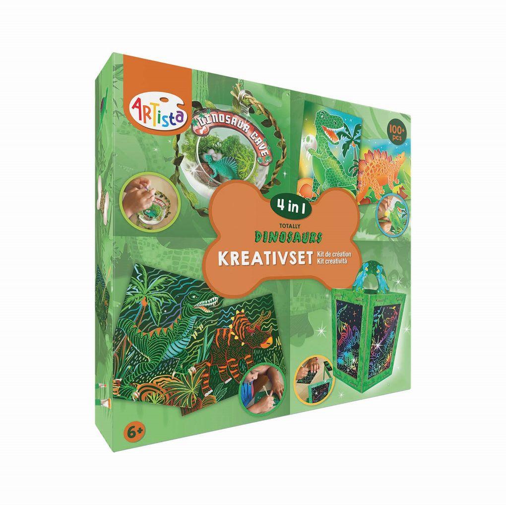 ARTISTA - Kreativset Dinosaurier 4in1