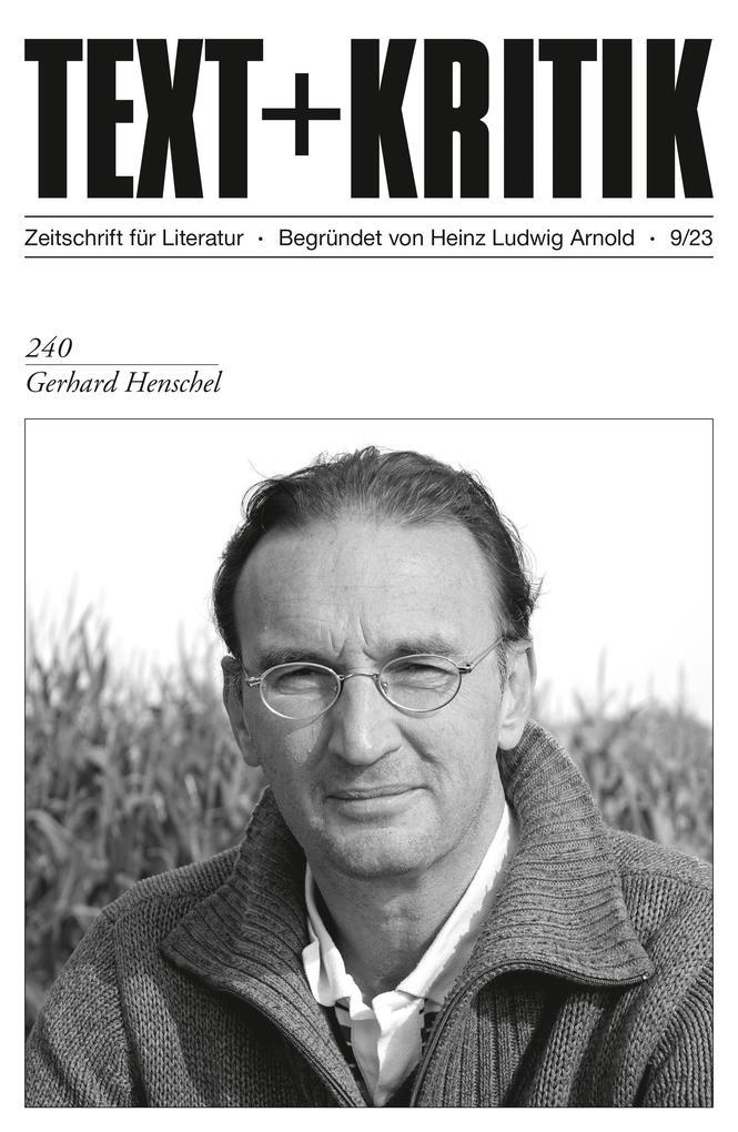 TEXT + KRITIK 240 - Gerhard Henschel