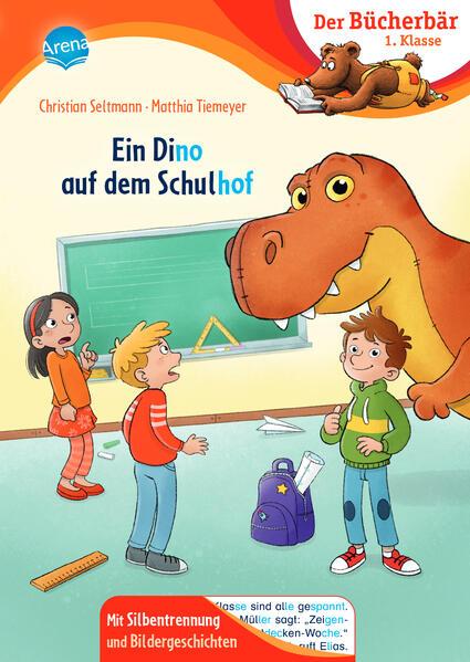 Ein Dino auf dem Schulhof