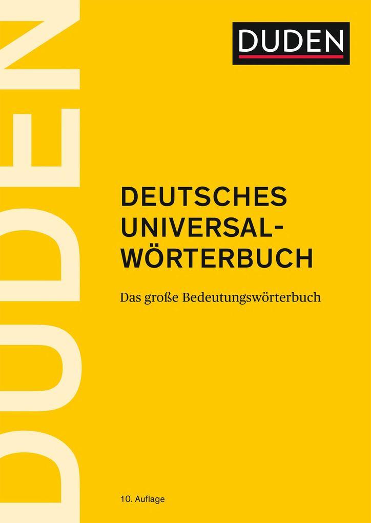 Duden - Deutsches Universalwörterbuch