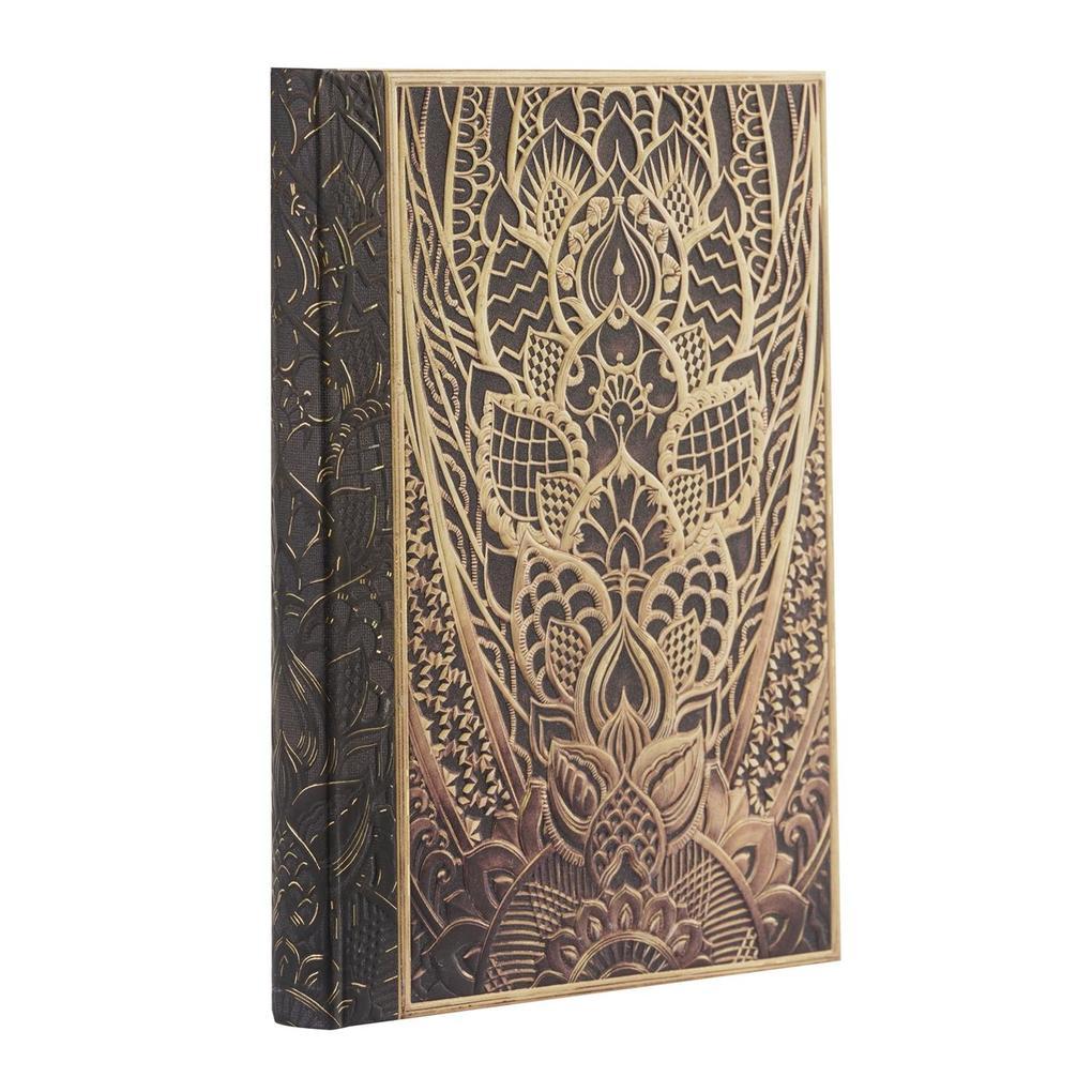 Paperblanks the Chanin Rise New York Deco Hardcover Journal Mini Lined Elastic Band Closure 176 Pg 85 GSM