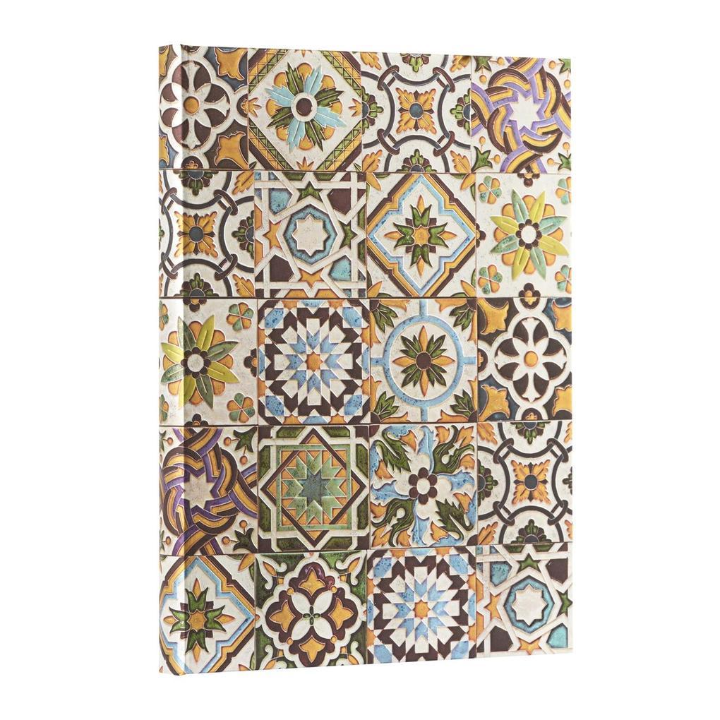 Paperblanks Porto Portuguese Tiles Hardcover Journal Ultra Unlined Elastic Band Closure 144 Pg 120 GSM