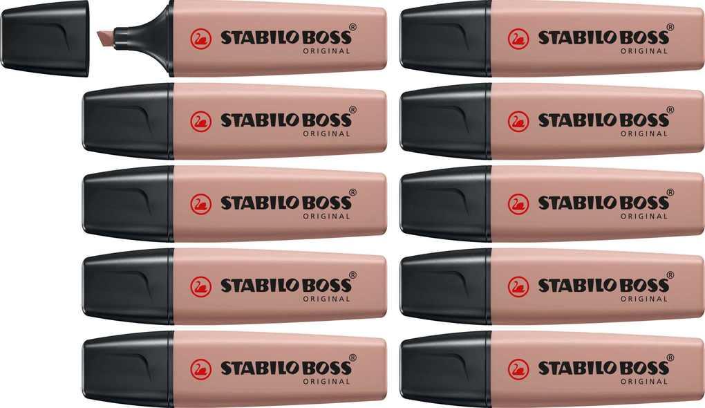 STABILO BOSS ORIGINAL NatureCOLORS - 10er Set umbra