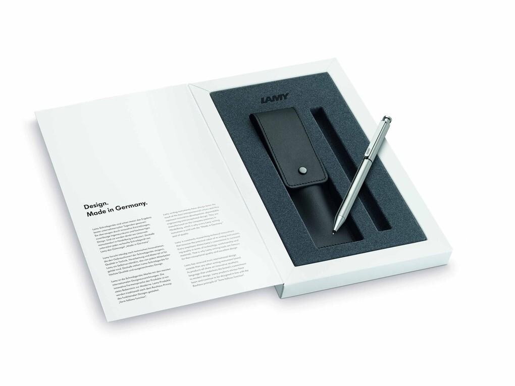 LAMY Kugelschreiber/Bleistift st twin pen im Lederetui